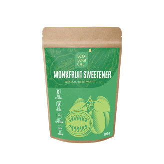 ECOLOGICAL Monk Fruit Powder with Erythritol 400g Sweetener