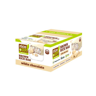 Rice Up Brown Rice Bar With White Chocolate 20x18g
