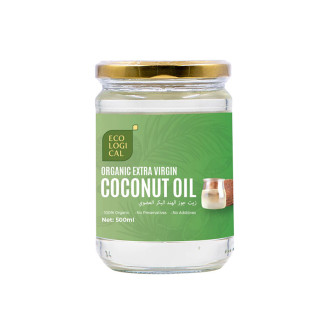 ECOLOGICAL Organic Extra Virgin Coconut Oil 500ml