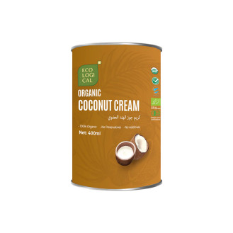 ECOLOGICAL Organic coconut Cream 400ml