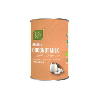 ECOLOGICAL Organic Coconut Milk 400ml