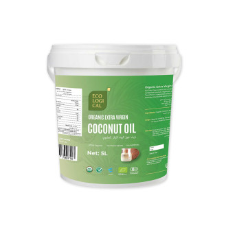 ECOLOGICAL Organic extra virgin Coconut Oil 5L 