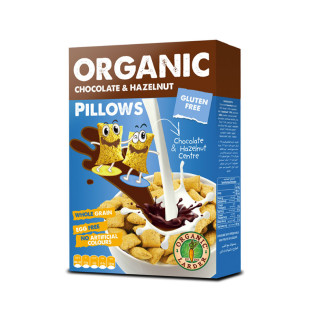 OC Organic Chocolate & Hazelnut Pillows Gf 300g