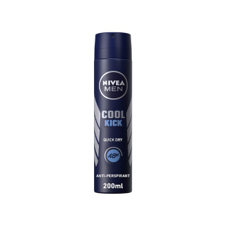 Nivea 48H Cool Kick Deodorant Spray for Men 200ml