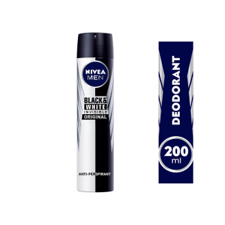 Nivea Men Black & White Invisible Deodorant 200ml