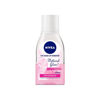 Nivea Eye Make-Up Remover Natural Glow Pink 125ml