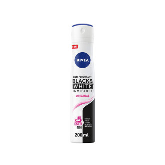 Nivea Black & White Invisible Original Antiperspirant Spray for Women 200ml
