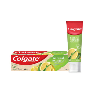 Colgate Toothpaste Natural Extracts with Lemon Oil 75ml