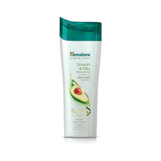 Himalaya Smooth And Silky Moisturising Shampoo For Rough And Frizzy Hair 400ml With Avocado Actives
