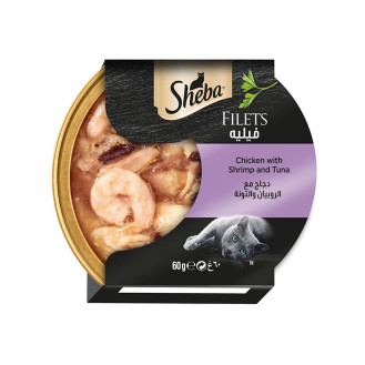 Sheba Chicken with Shrimp & Tuna 60g