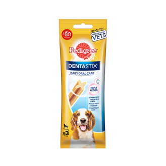 Pedigree Dentastix Mono Medium 3pc/77g