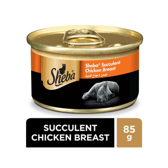 Sheba Succulent Chicken Breast Cat Food 6 x 85g