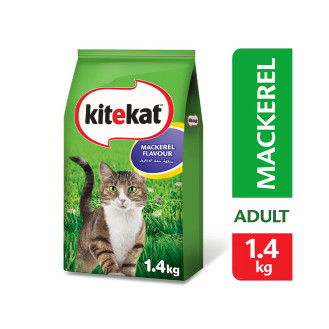Kitekat Mackerel Dry Cat Food 1.4kg