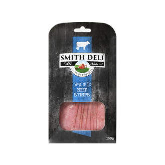 Smith & Deli Smoked Beef Strips 150g