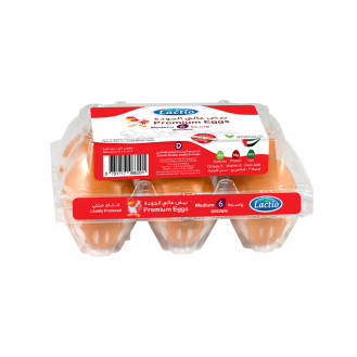 Premium Eggs Medium Brown 6pcs