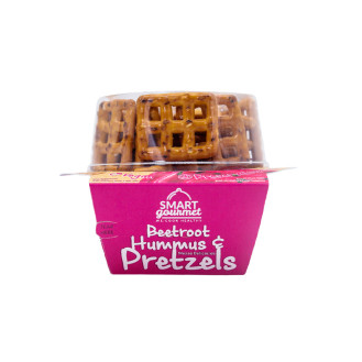 Smart Gourmet Hummus Beetroot & Pretzels 140g