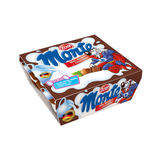 Zott Monte Chocolate Cream Dessert pack of 4 x 55g