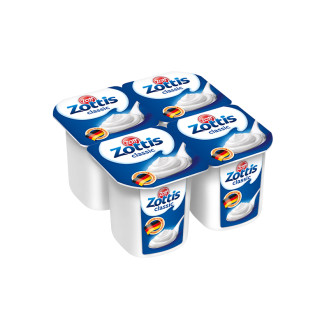 Zott Zottis Classic Natural Plain Yoghurt 4 x 115g