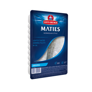 Santa Bremor "Matjas" Herring Fillet Original in Oil 250g