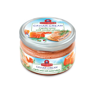 Santa Bremor Capelin Caviar with Smoked Salmon pieces 180g