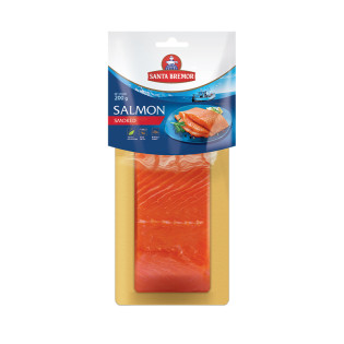 Santa Bremor Soft Smoked Salmon Fillet Portion 200g
