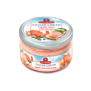 Santa Bremor Capelin Caviar with Shrimps 180g