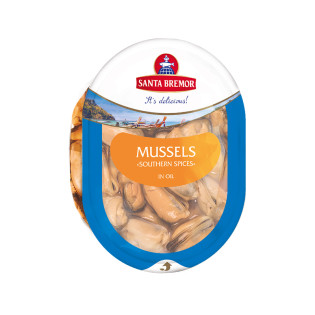 Santa Bremor Mussels Chilean in Oil Classic 150g