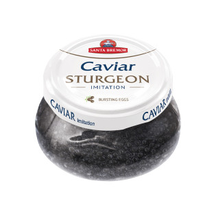 Santa Bremor Sturgeon Caviar stolnaya Imitation, Pasteurized jar 230g