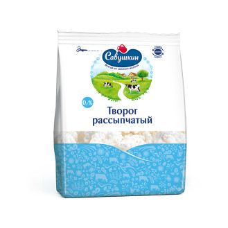 Savushkin Cottage Cheese 0% fat 350g