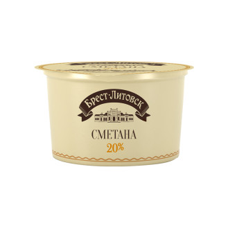 Savushkin Sour Cream 20% fat 180g