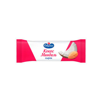 Savushkin Cottage Cheese Bar Coconut and Almond 40g