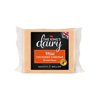 Kings Dairy Mild Coloured Cheddar 200g