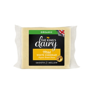 Kings Dairy Organic Mild White Cheddar 200g
