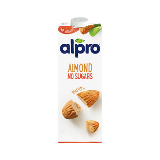 Alpro Roasted Almond Milk Drink No Sugar1Litre