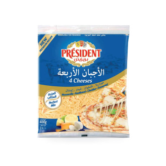 President Shredded Four Cheeses 400g