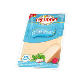 President gouda Light Slices 150g