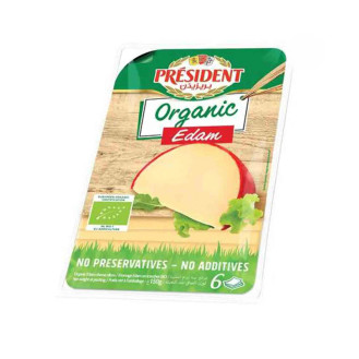 President Organic Edam Cheese Slices 150g
