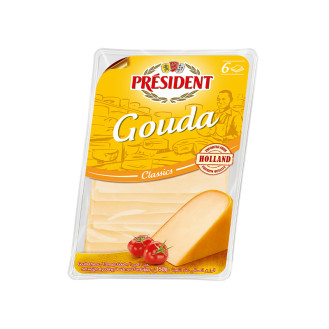 President gouda Slices 45% Fat 150g